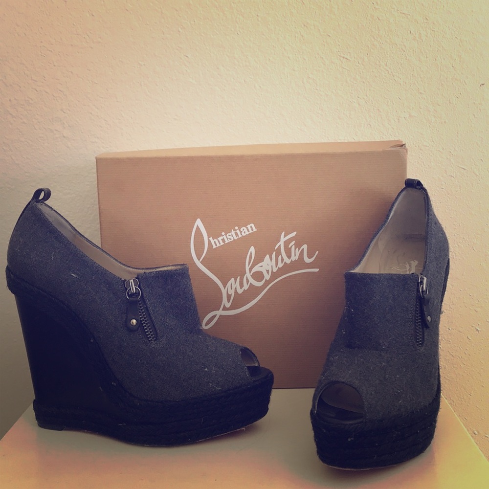 Christian Louboutin espadrilles wedges